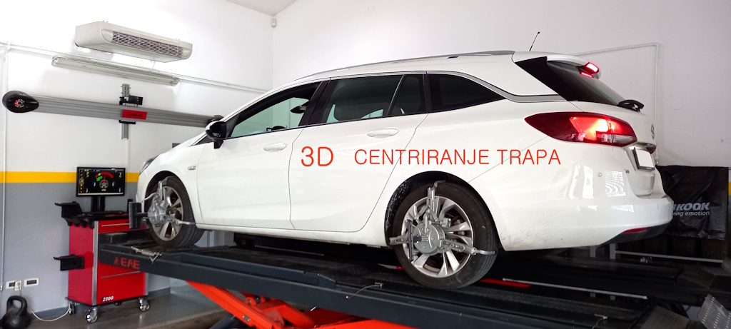 3D Centriranje trapa