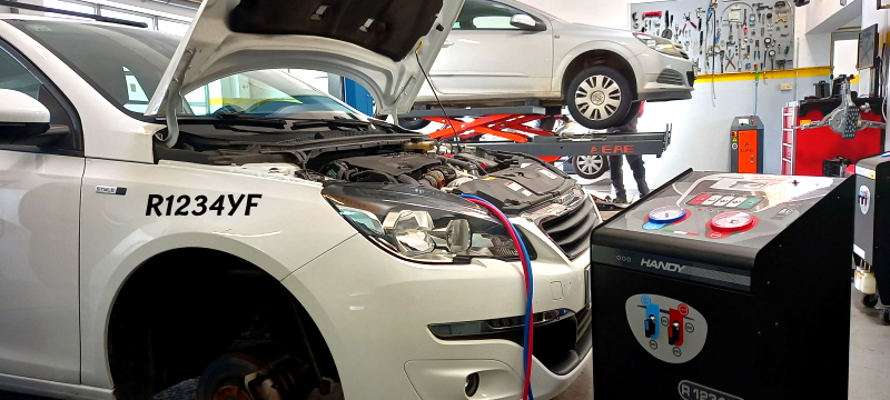 Auto klima R134 R1234YF